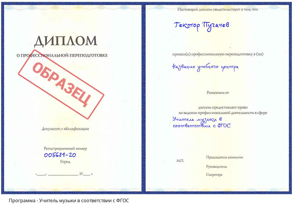 Учитель музыки в соответствии с ФГОС Донецк